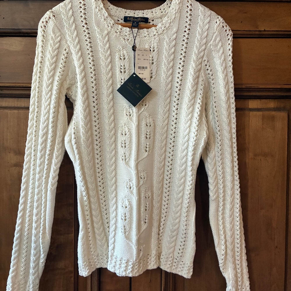 Brooks Brothers Cable Knit Sweater